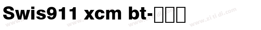 Swis911 xcm bt字体转换